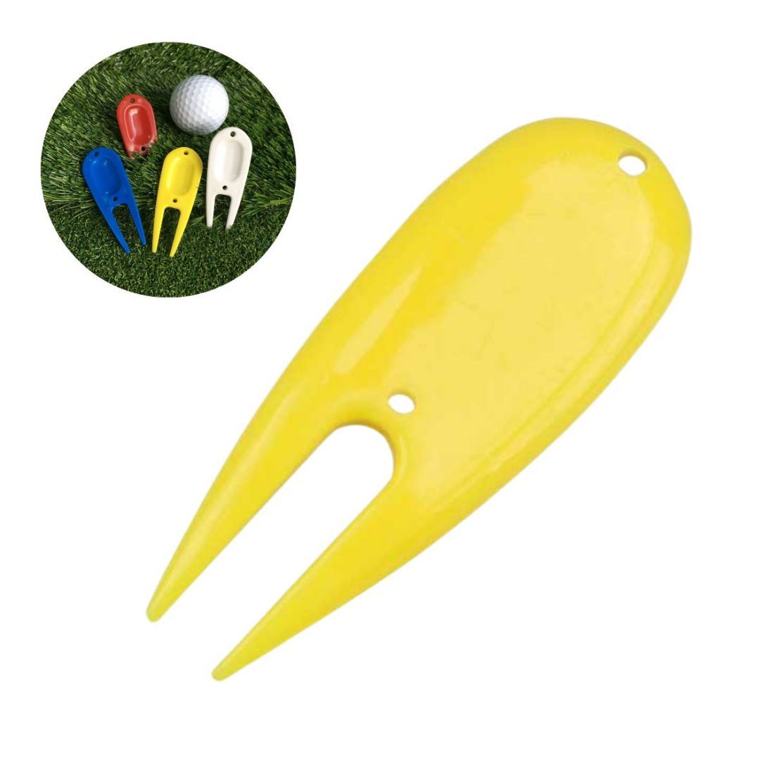 Custom Plastic Golf Divot Repair Tool
