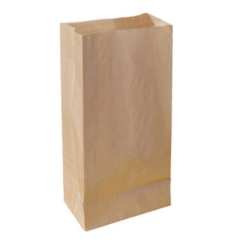 Custom Kraft Paper Grocery Bag - 3.5