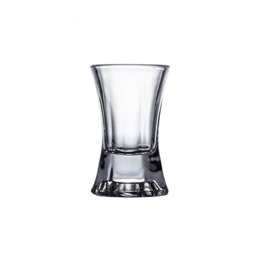 Custom 0.4 oz Thick-Bottomed Hex Shot Glass