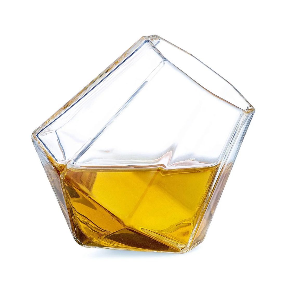 11 oz Diamond-Shaped Octagonal Whiskey Glasses