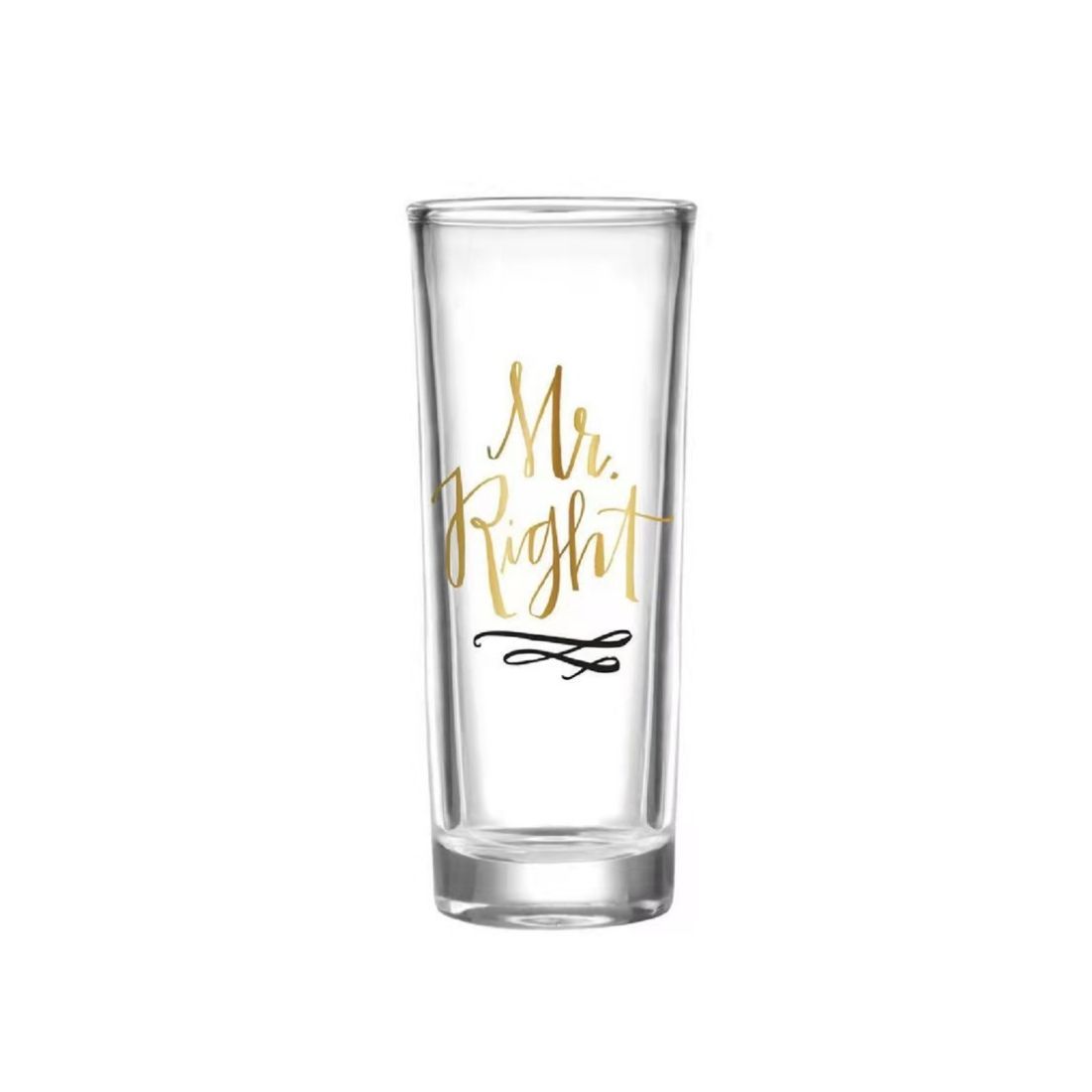 Custom 2 oz Tall Shot Glass with Heavy Base