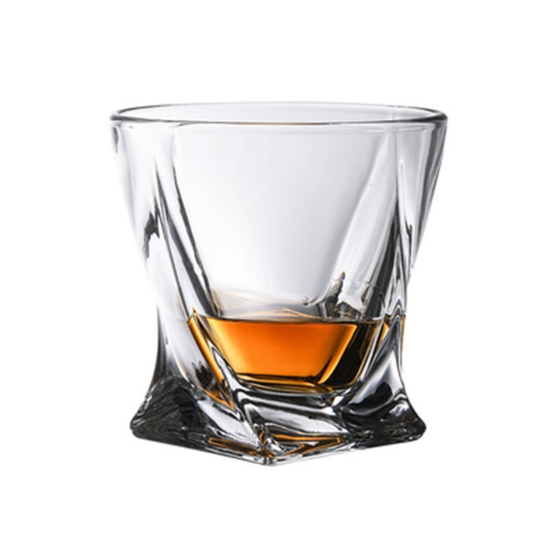 Custom 9.5 oz Creative Twisted Whiskey Glasses