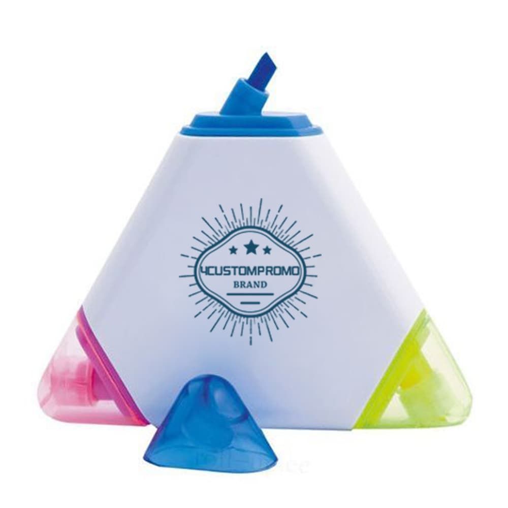 Triangle Highlighter with 3 Different ink Colors