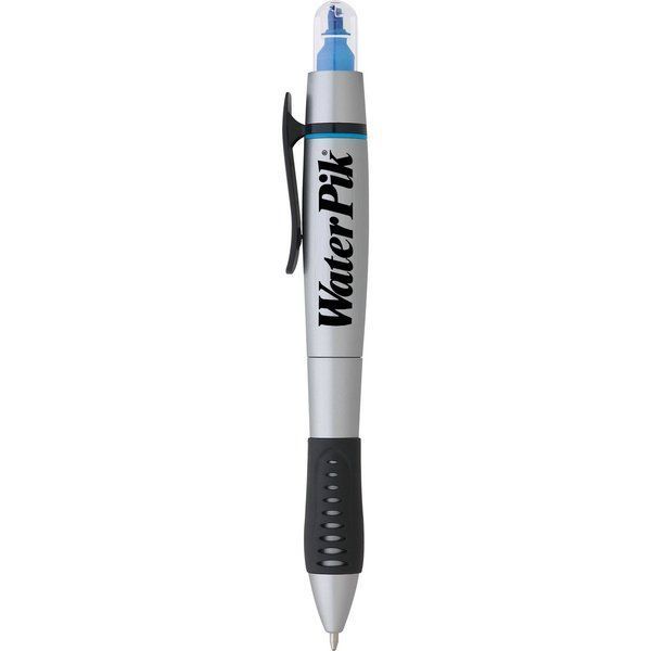 Custom Twin-Write Highlighter with Ballpoint Pen