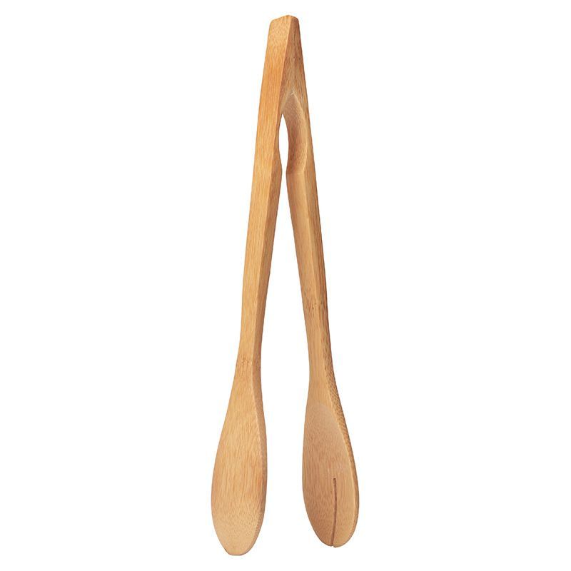 Custom Bamboo Wood Toaster Tongs