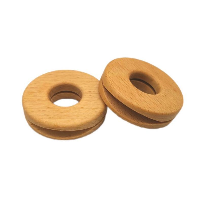 Custom Wooden Donut Bag Clip