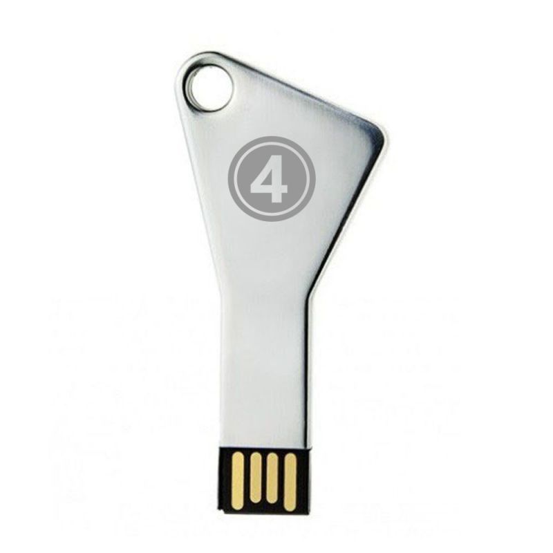 Personalized Metal Key Shaped USB Flash Drive