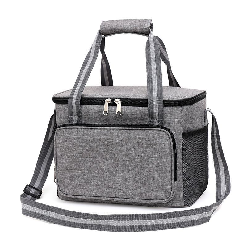 24-Can Insulated Cooling Tote 15L Large Lunch Bag