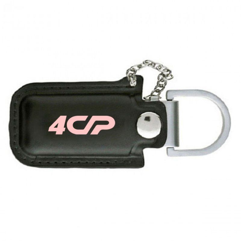 Promo Metal USB Flash Drive in Leather Pouch