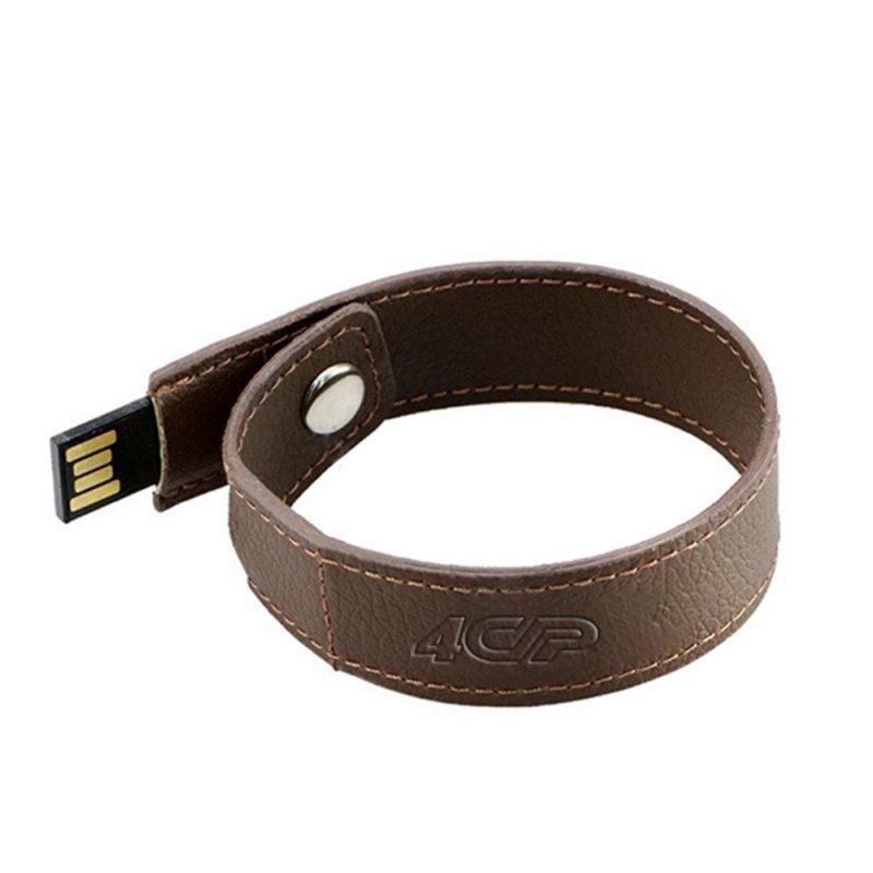 Custom Leather Wristband USB Flash Drive