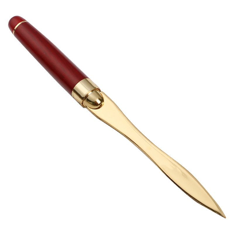 Custom Letter Opener with Wood Handle