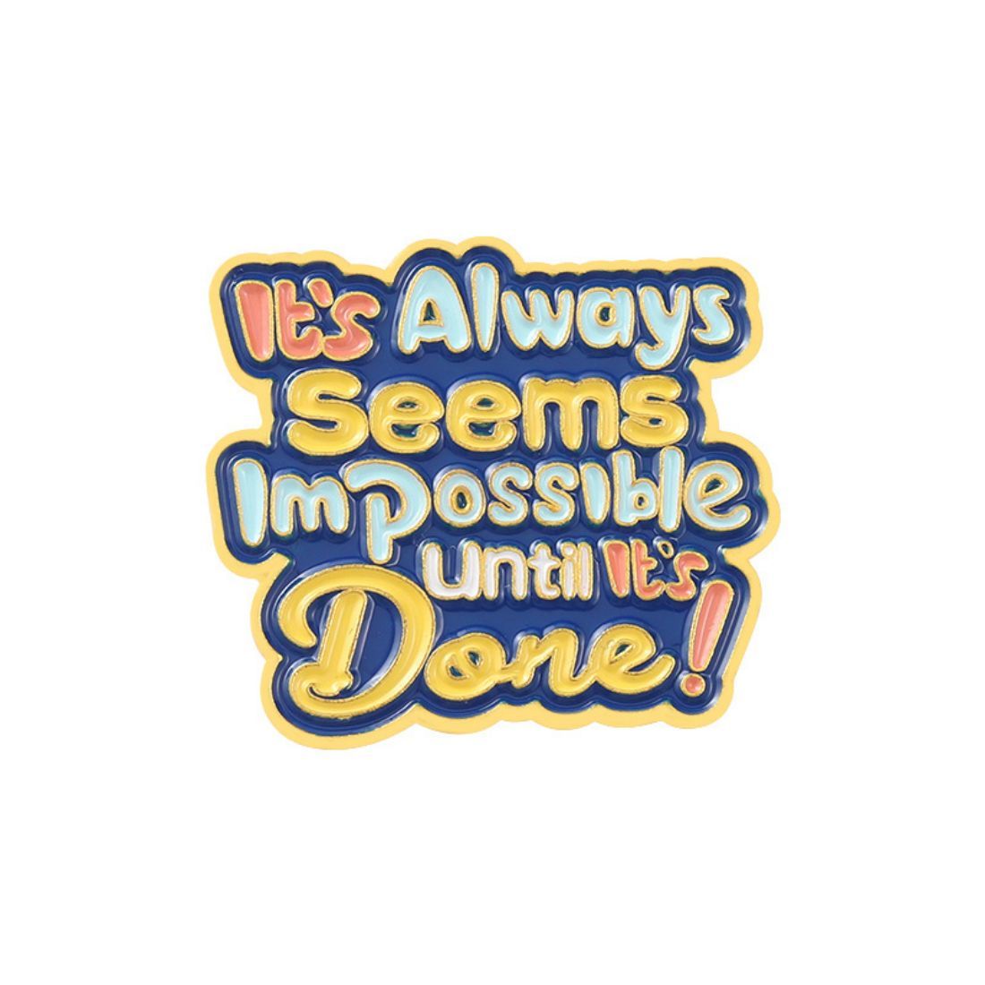 Enamel Filled Die Struck Metal Lapel Pin