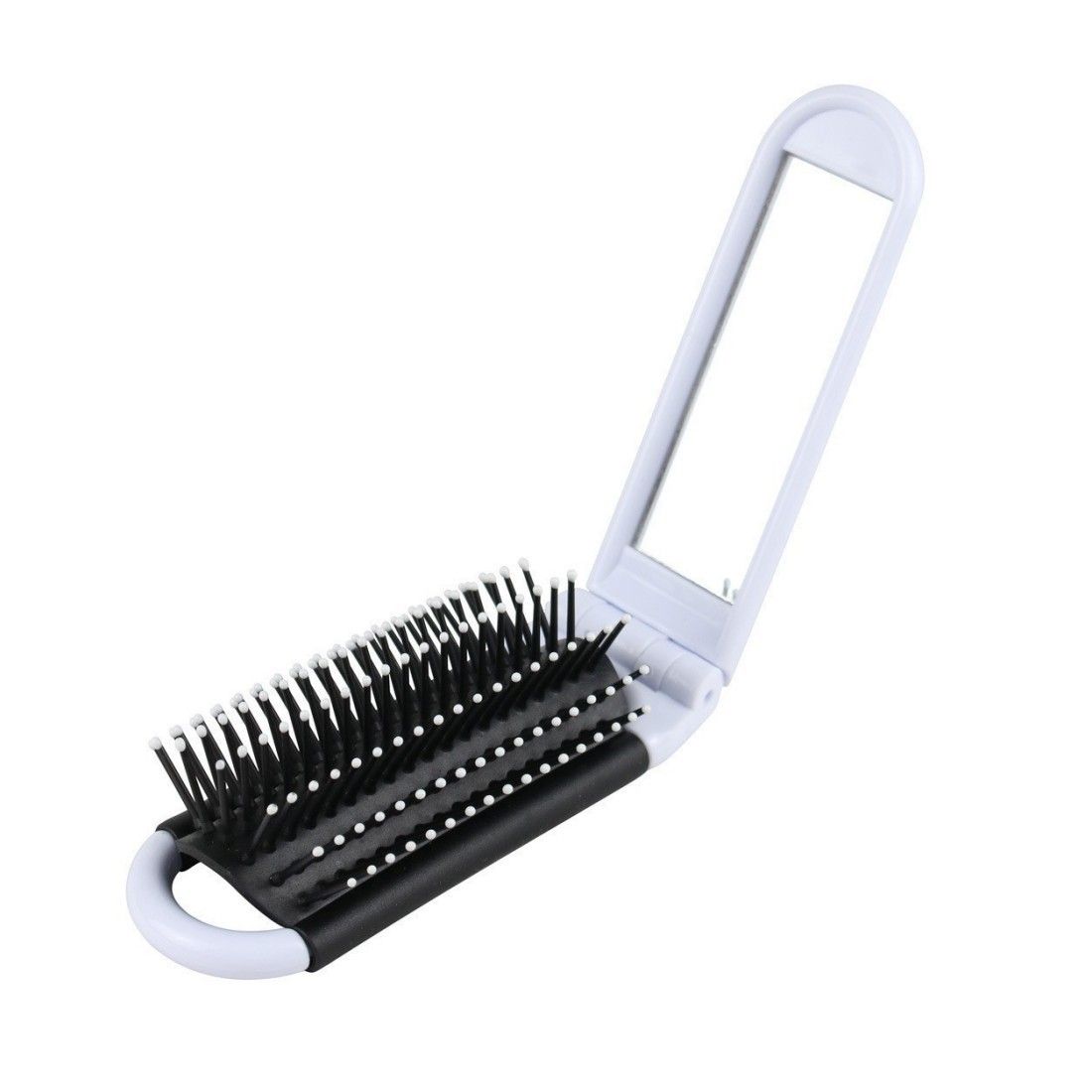 Custom Travel Foldable Hair Brush with Mirror