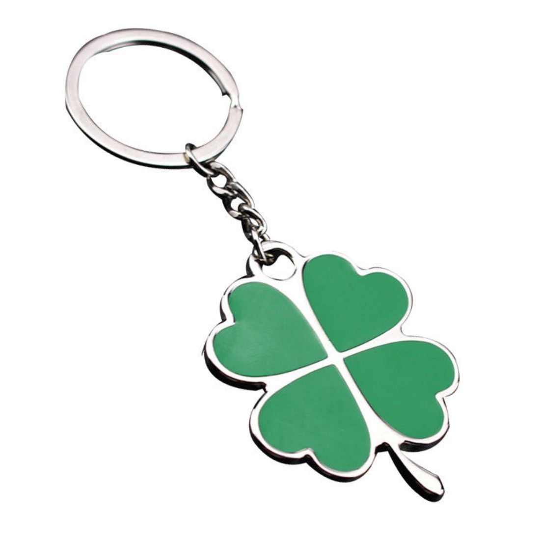 Custom Metal Four-leaf Clover Keychain