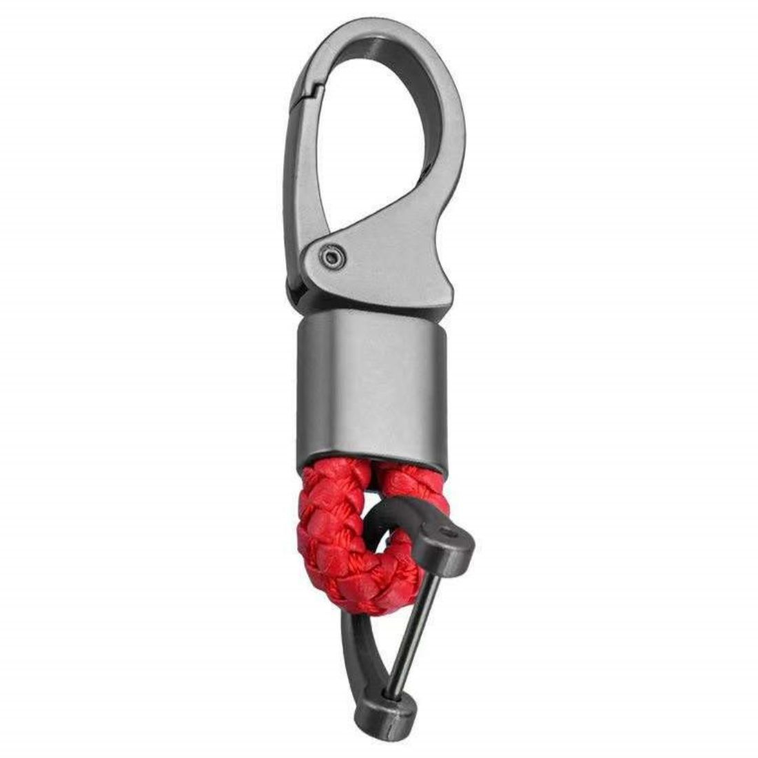 Custom PU Leather Rope Car Metal Keychain
