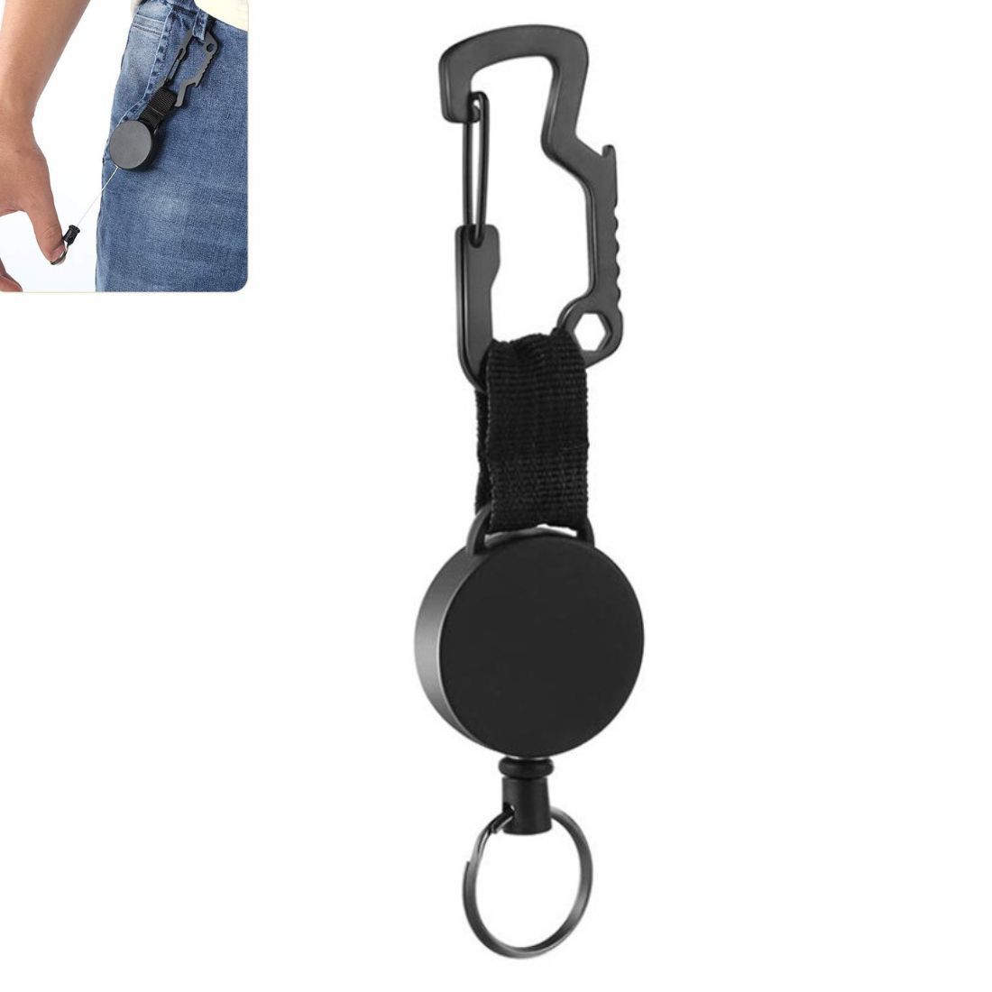 Multifunctional Custom Retractable Keychain