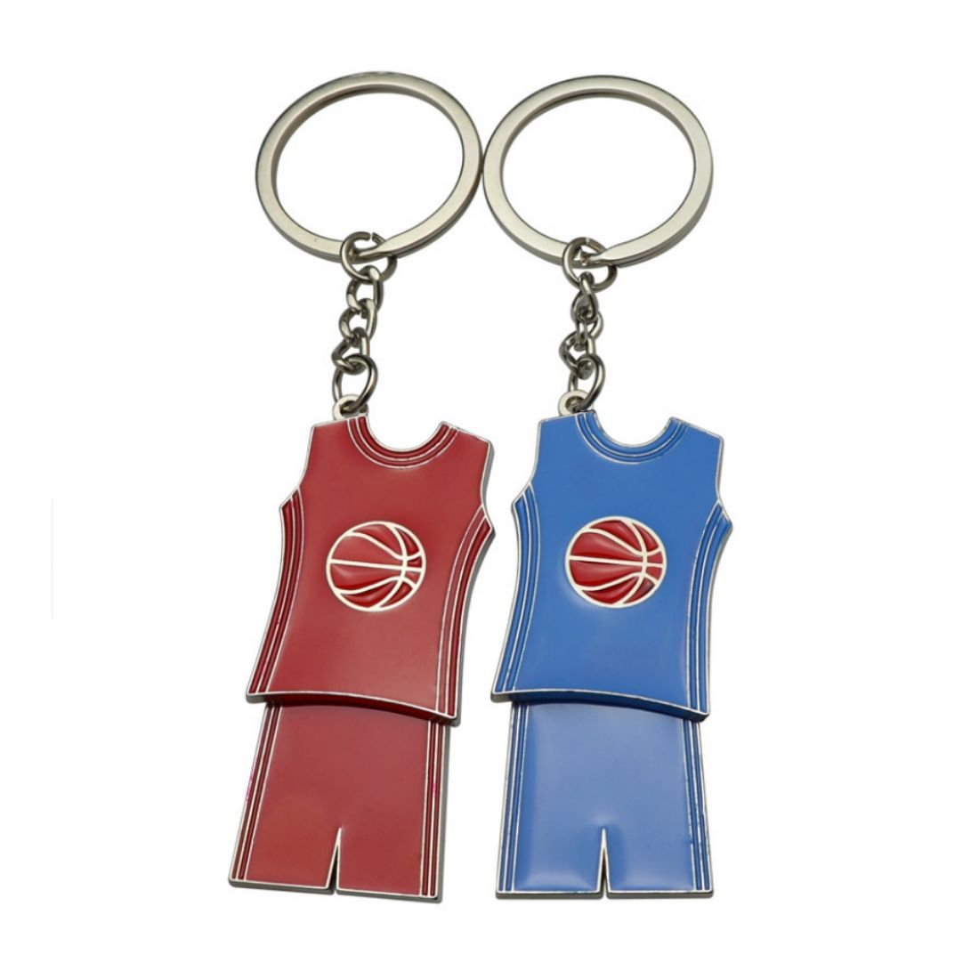 Rotatable Custom Basketball Jersey Keychain