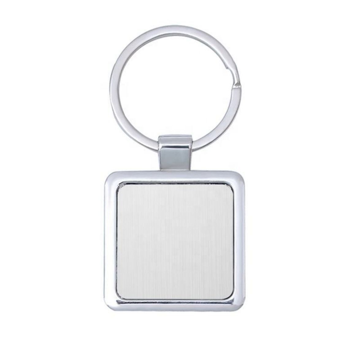 Custom Square Shaped Metal Keyring