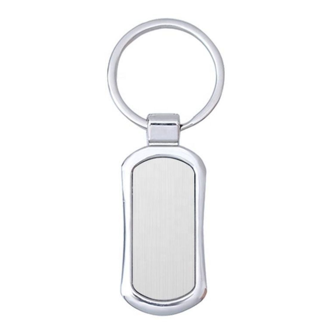 Oval Shaped Custom Metal Keychain