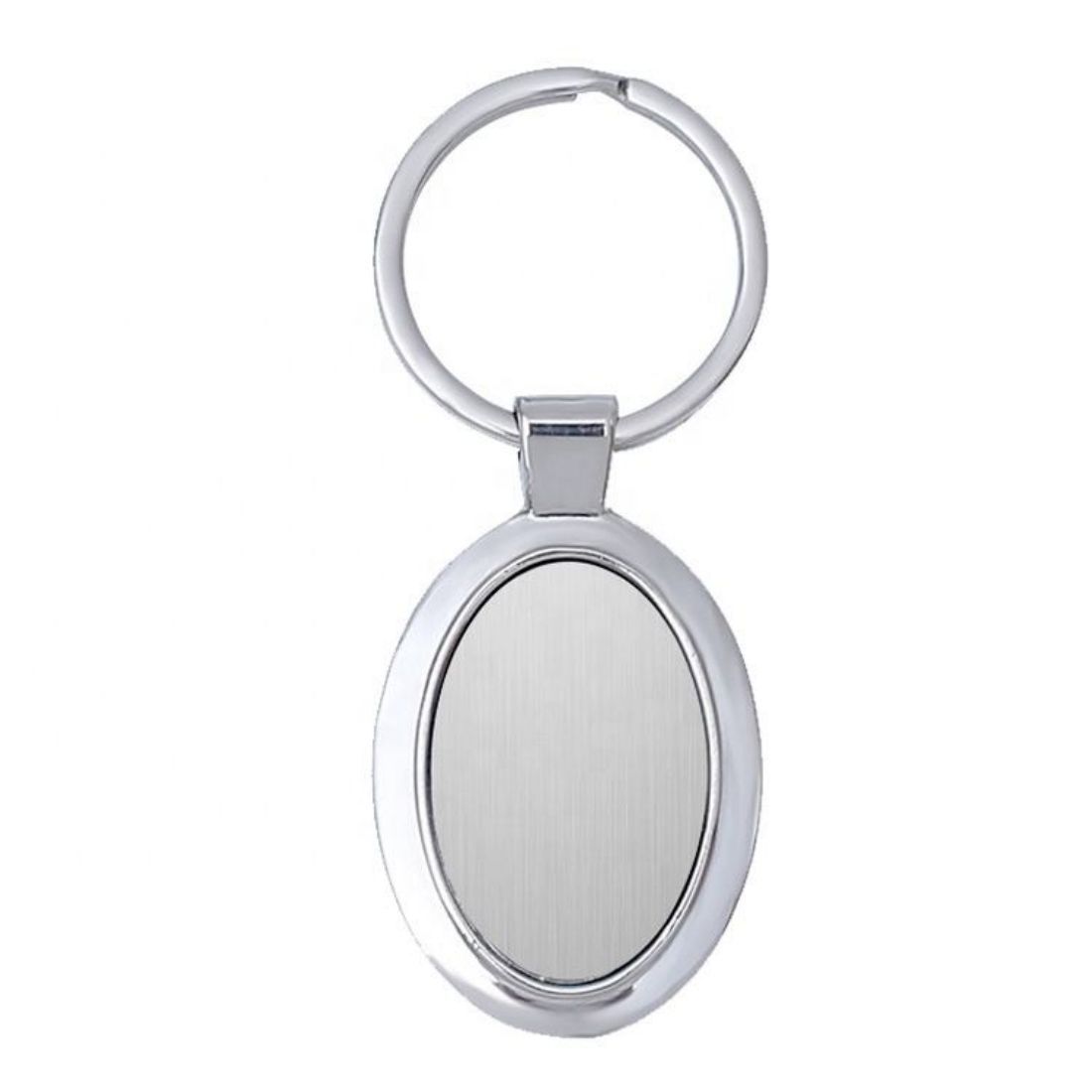 Promotional Custom Oval Metal Keyring