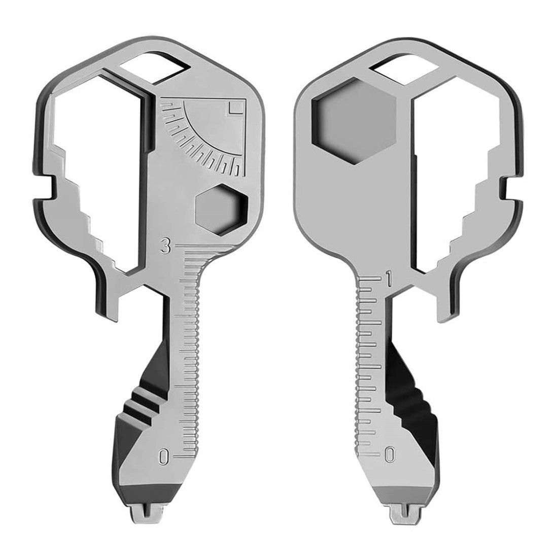 Custom 24-in-1 Key Shaped Pocket Multitool