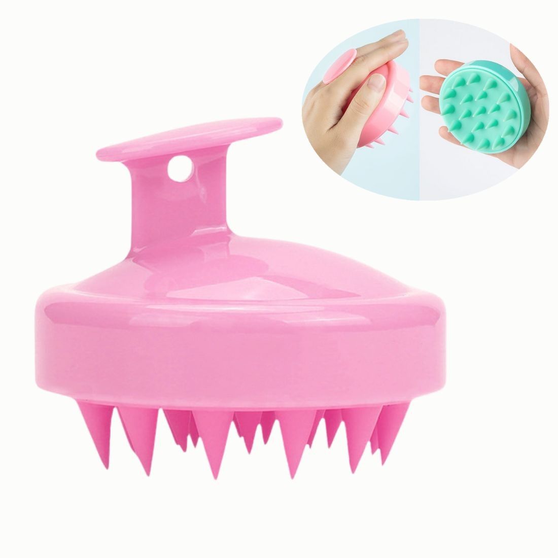 Custom Silicone Scalp Massager Hair Shampoo Brush