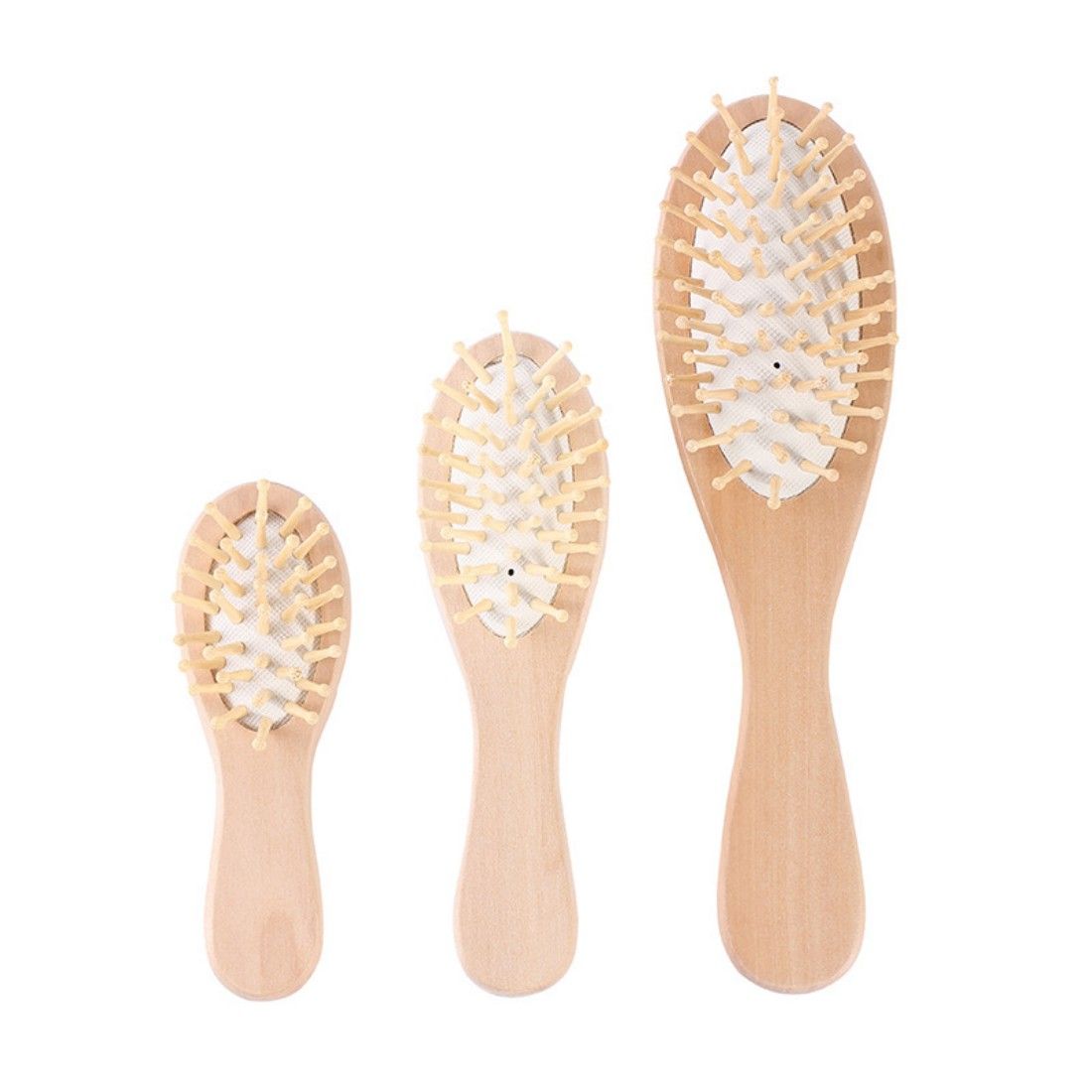 Custom Wood Hair Brush with Air Cushion