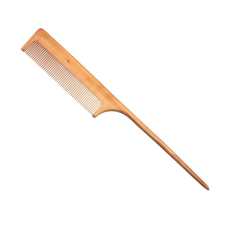 Natural Wood Custom Fine Tooth Comb
