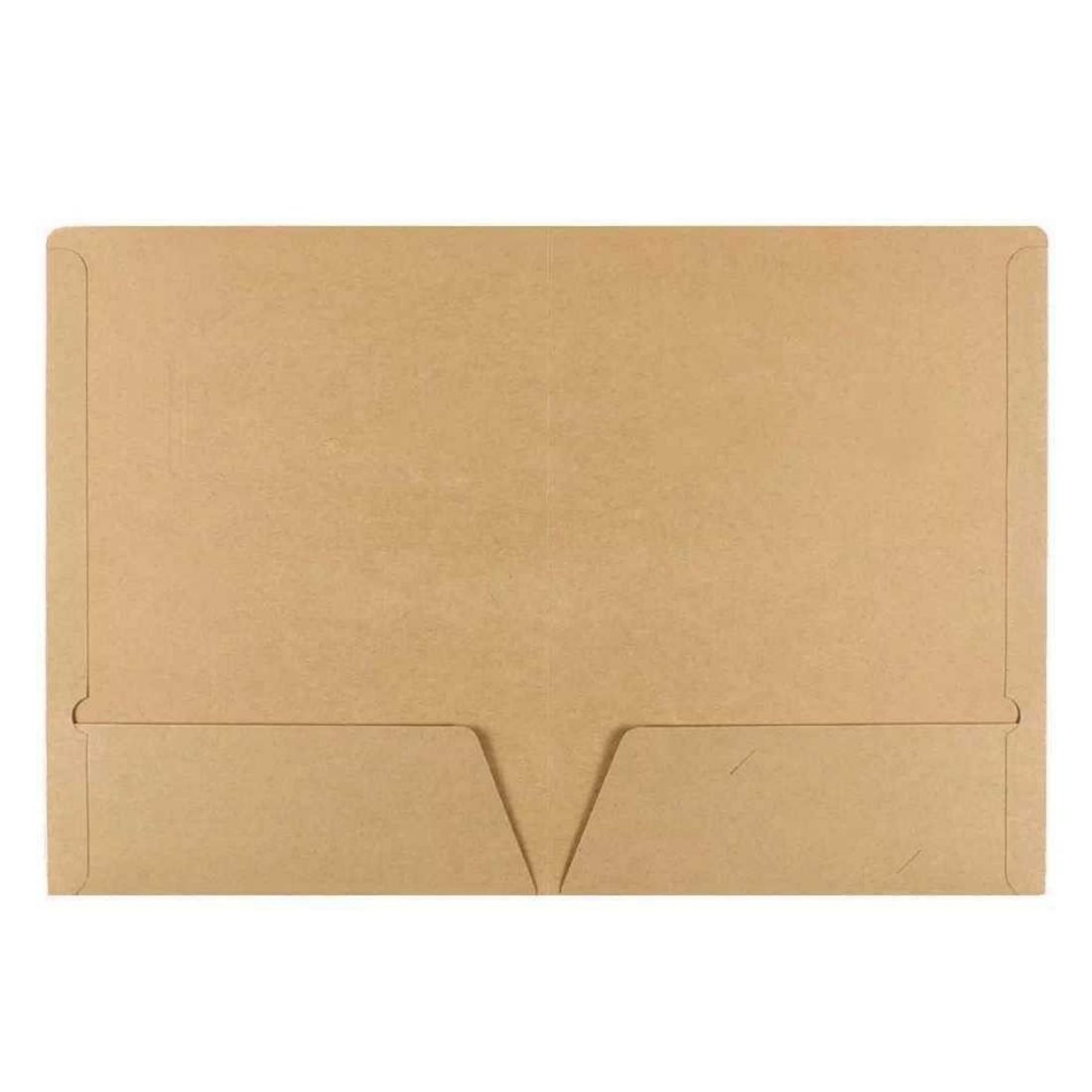 A4 Kraft Paper Presentation Folder with Two Pockets