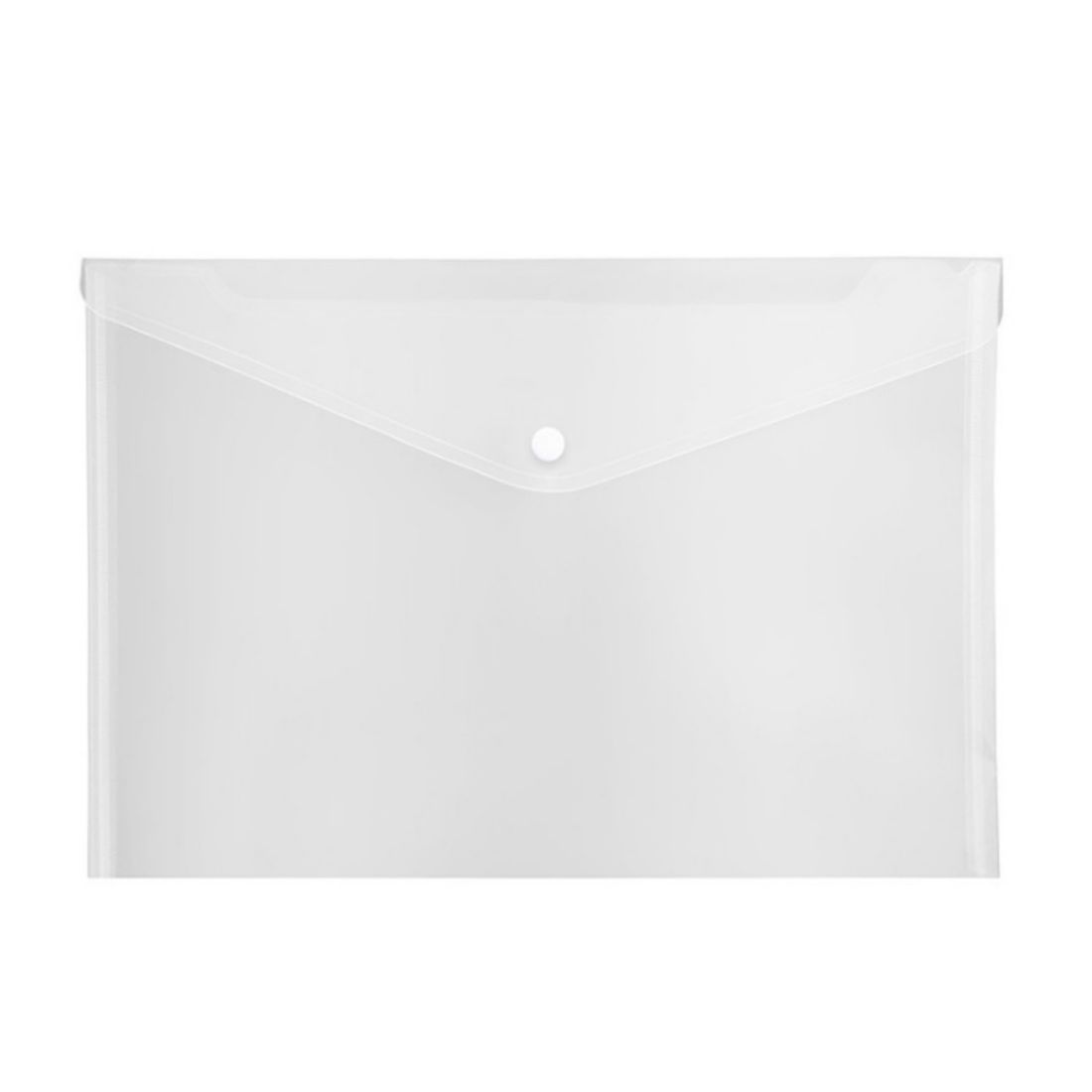 Custom Clear Plastic Envelope with Snap Closure