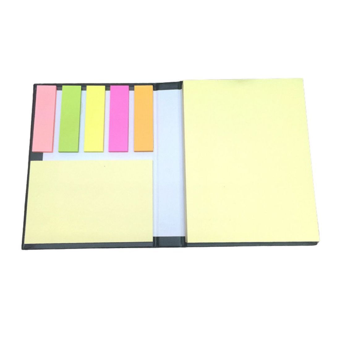 Hard Cover Sticky Notes & Flags Notebook