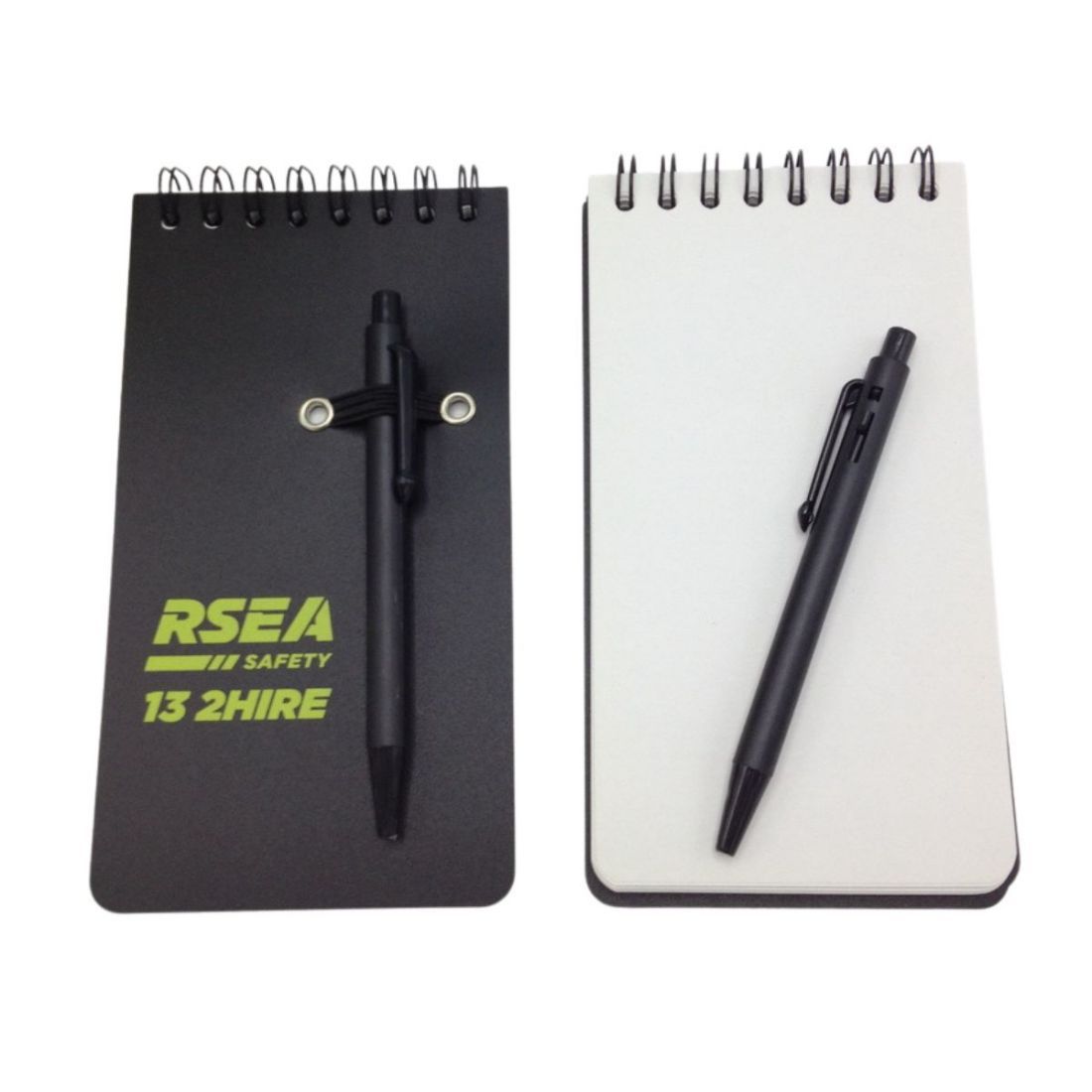 Pocket Sized Spiral Jotter Notepad with Pen