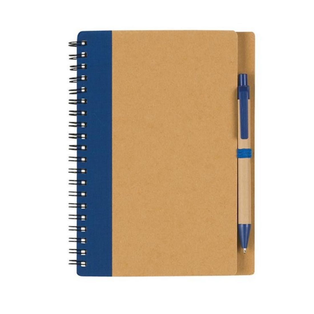 Two Tone Spiral Notebook with Pen