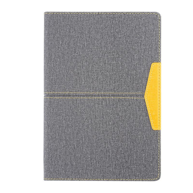 Custom A5 Fabric Textured PU Leather Notebook