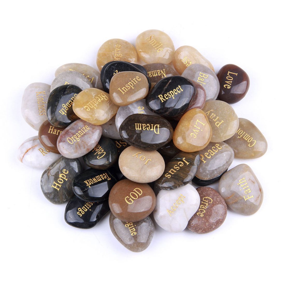 Custom River Stone Engraved Natural Rock