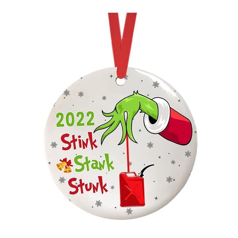 Custom Round Acrylic Christmas Ornament