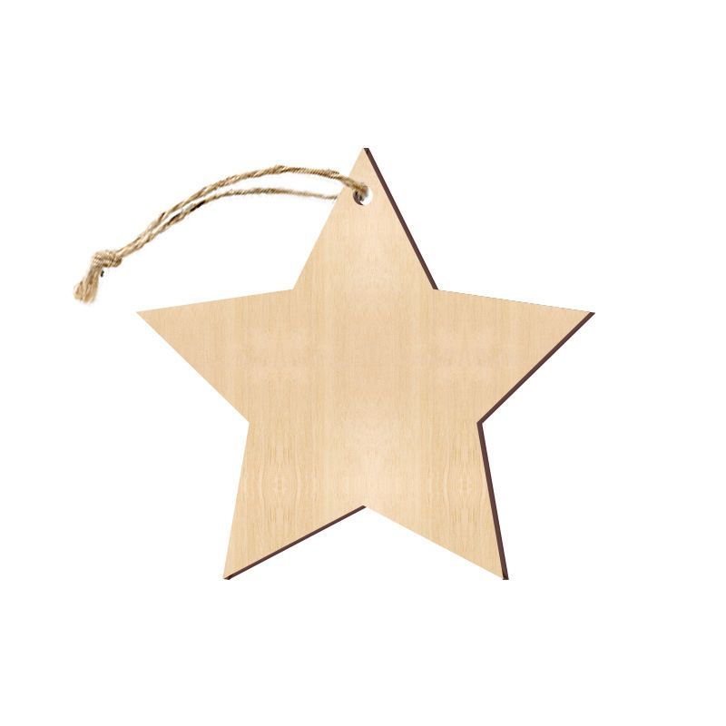 Promotional Wooden Star Ornament