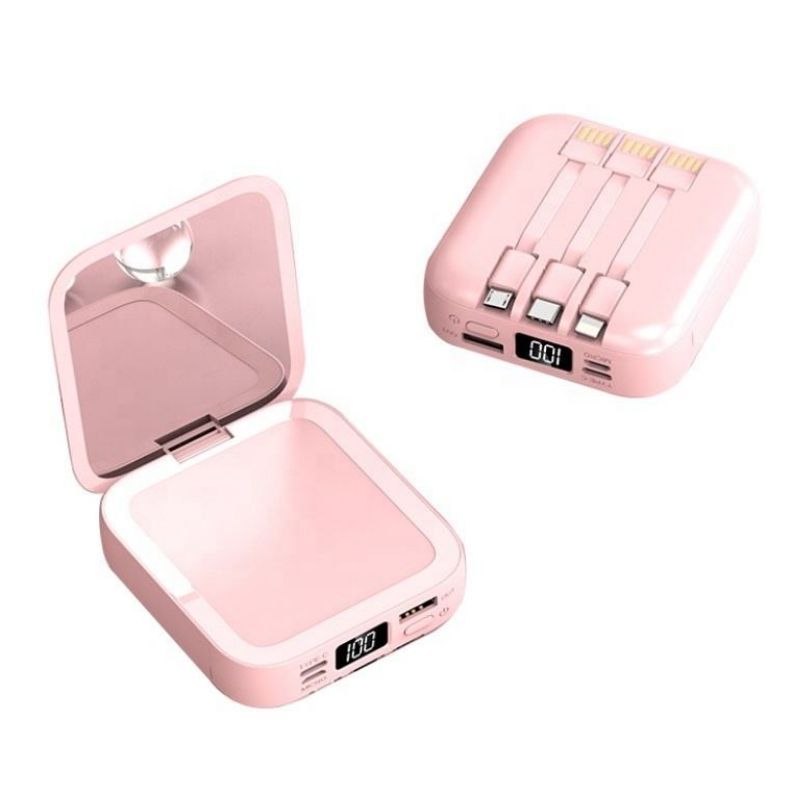 Custom 10000mAh Power Bank with Mirror
