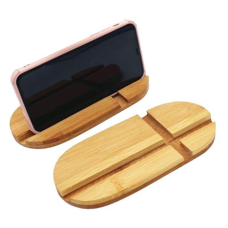 Custom Bamboo Phone & Tablet Holder