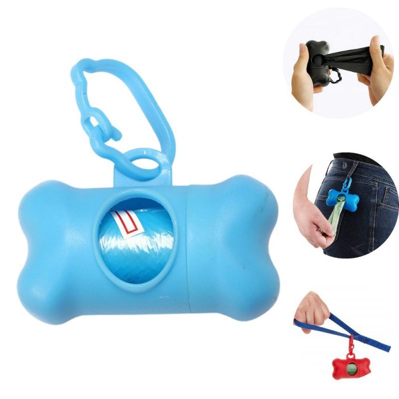 Custom Bone Shaped Pet Waste Bag Dispenser with Clip