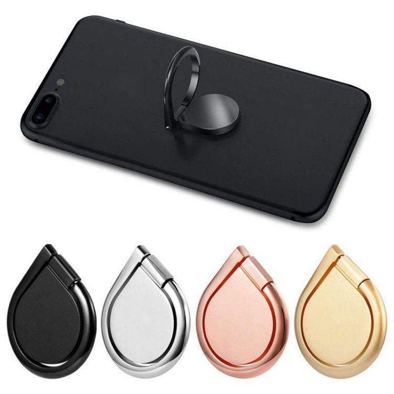Custom Raindrop Zinc Alloy Phone Ring Holder