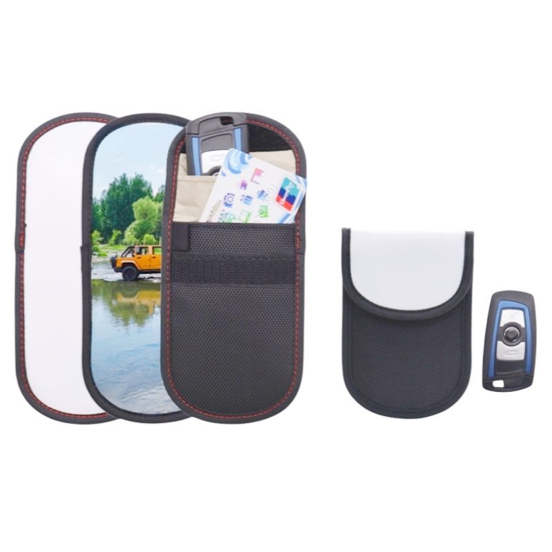 Custom RFID Blocking PU Leather Credit Card Pouch