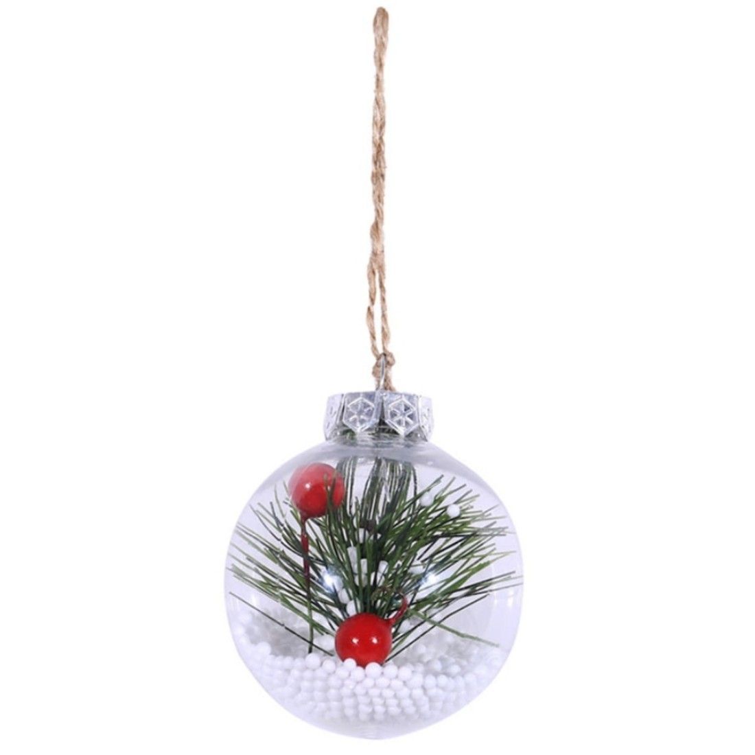 Transparent Christmas Hanging Ball Bauble