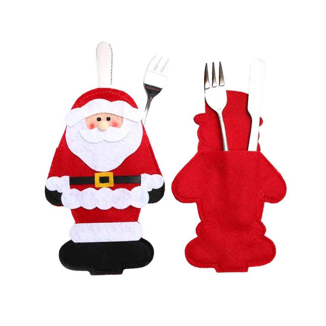 Custom Christmas Knife Fork Cutlery Holder