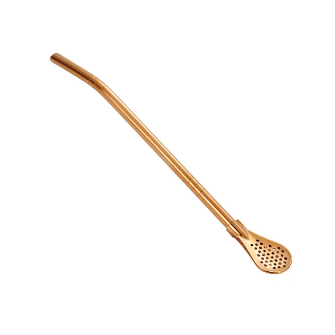 Custom Stainless Steel Straw with Filter Spoon