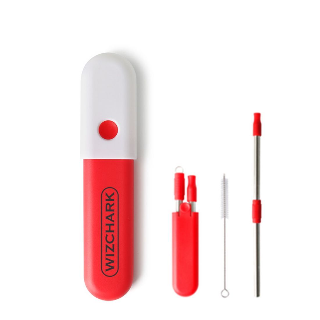 Custom Straw Set with Case & Brush