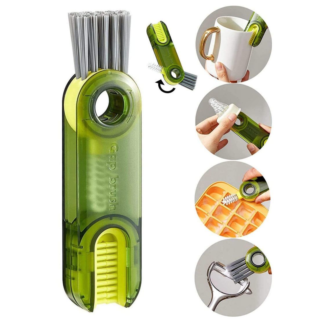Custom 3-in-1 Rotatable Cup Cleaner Brush