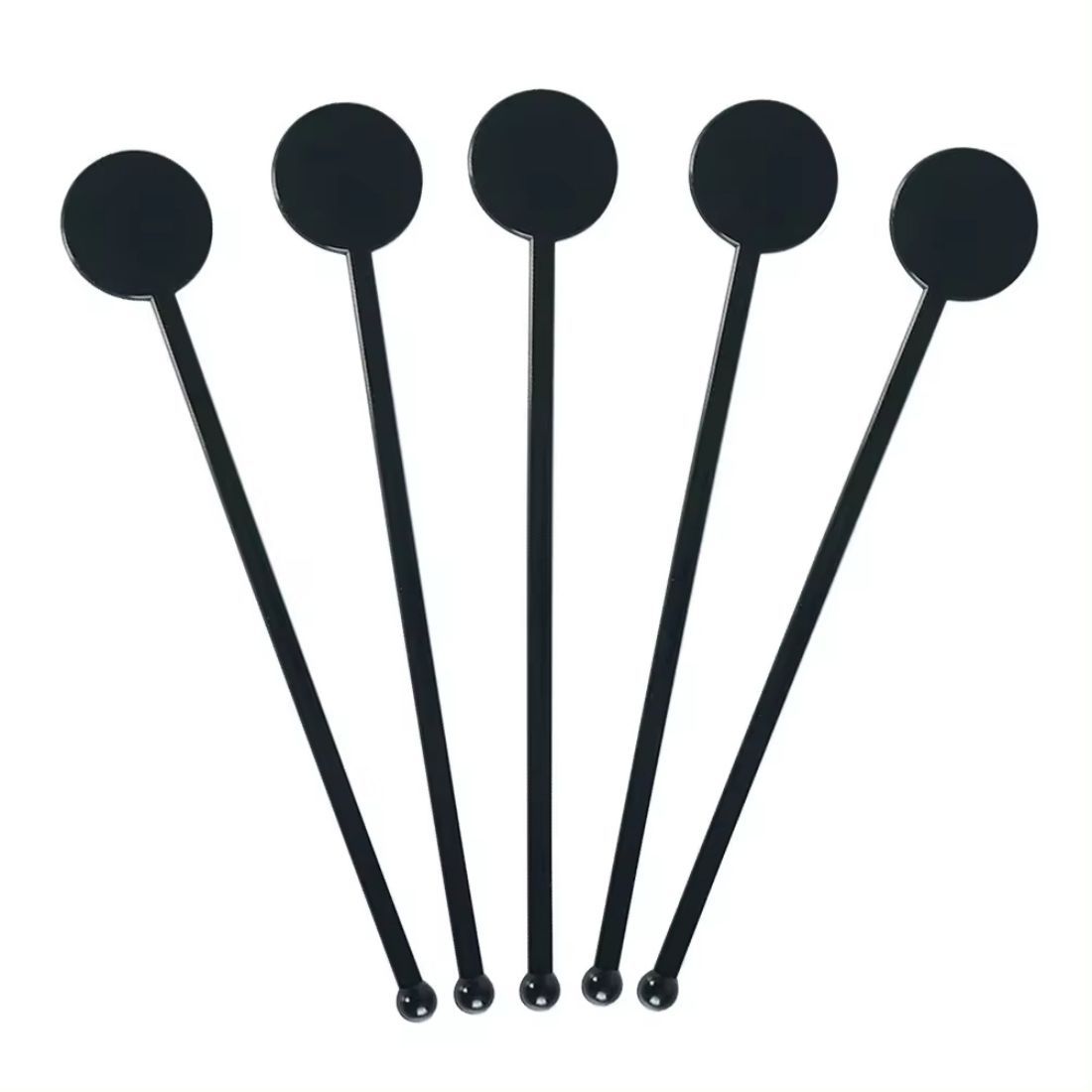 Round Top Custom Plastic Swizzle Stick