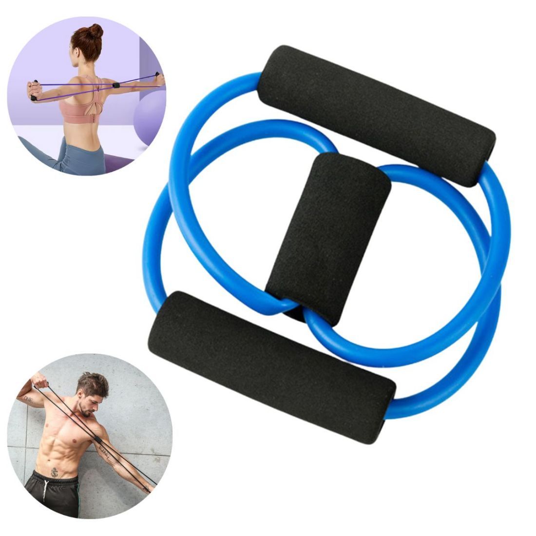 Custom Resistance Pull Rope with Handles