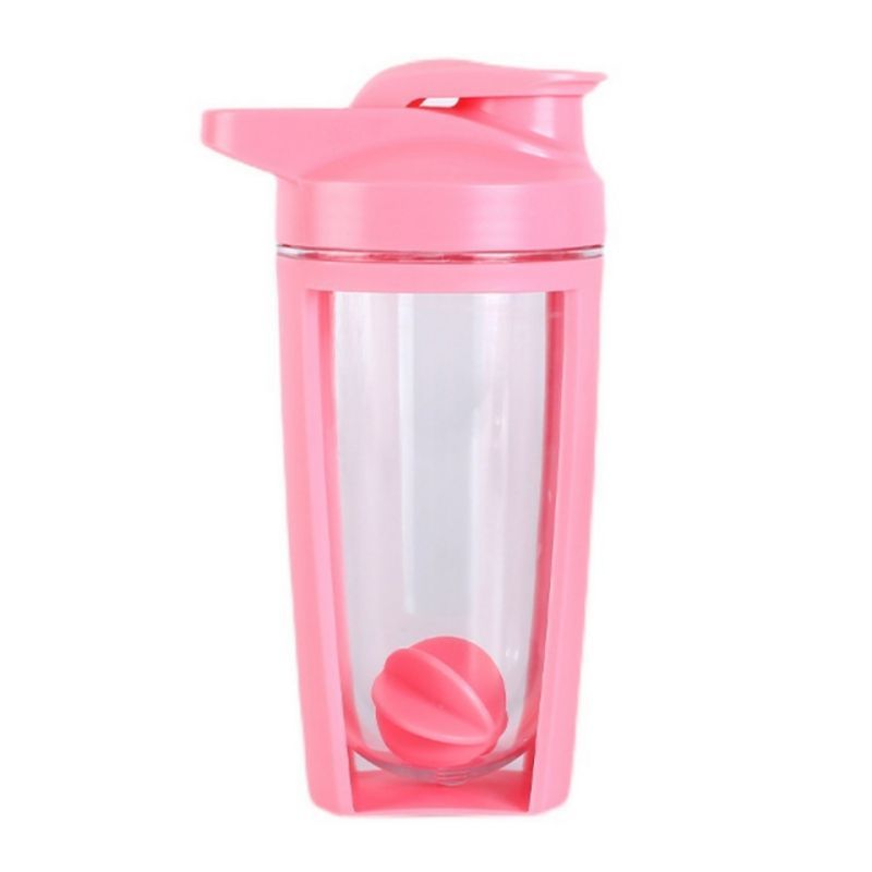 Custom 17 oz Clear Protein Shaker Bottle